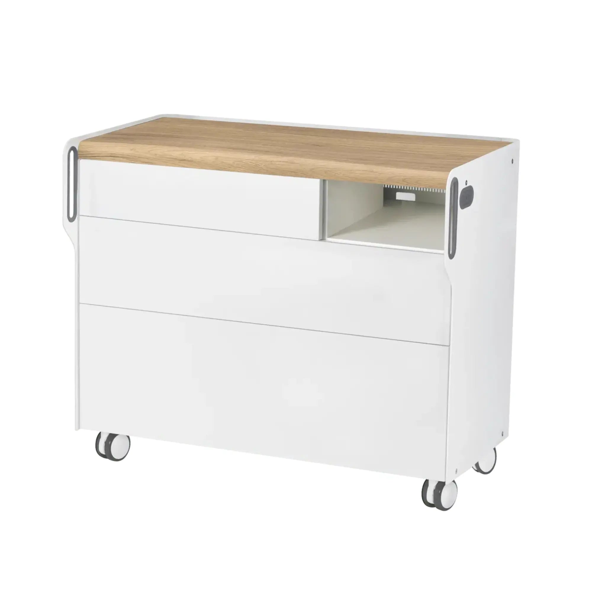 Unité de Podologie "Room Move" - Taille L - Ruck Ruck Chêne-2-compartiment-micromoteur-à-droite-Non