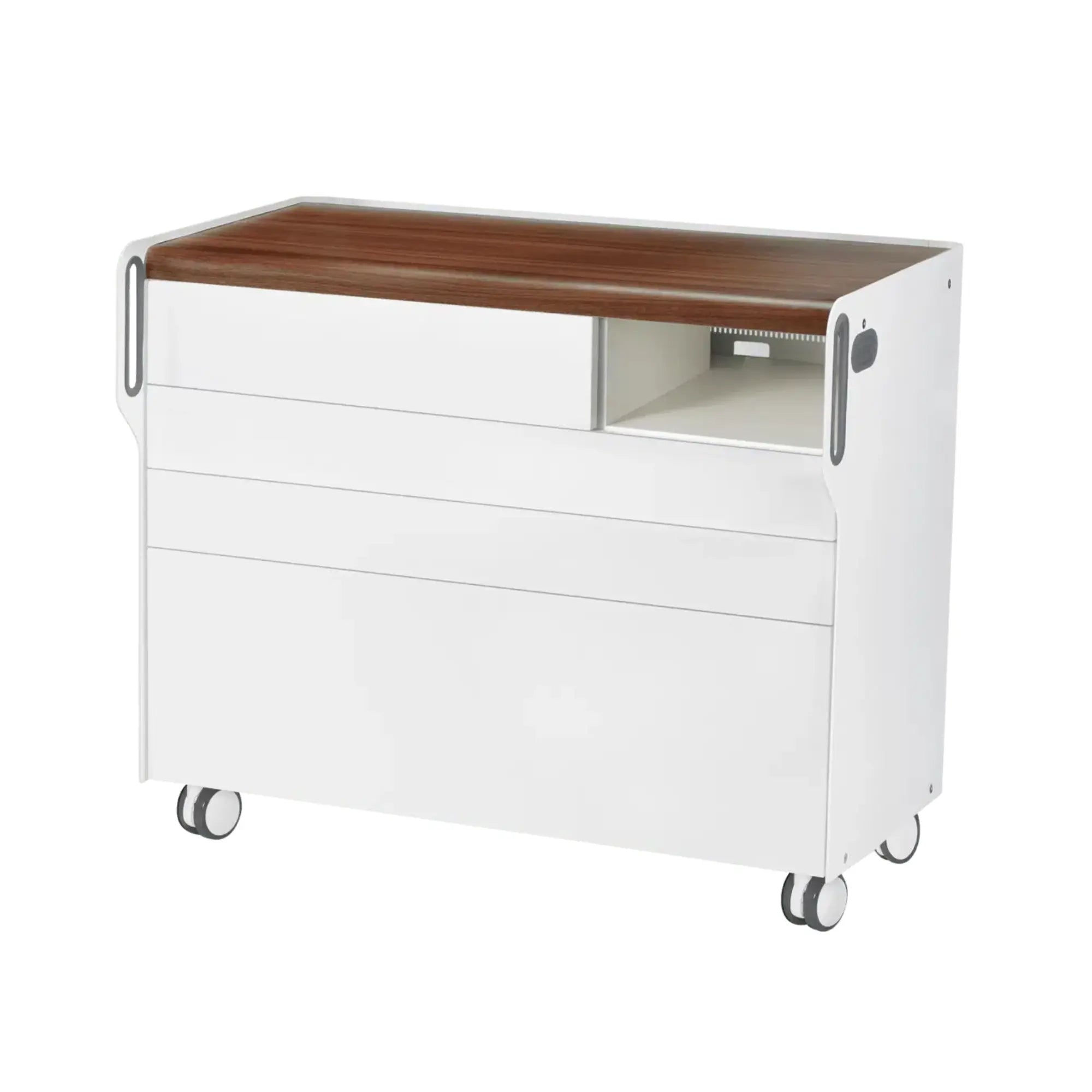 Unité de Podologie "Room Move" - Taille L - Ruck Ruck Noyer-3-compartiment-micromoteur-à-droite-Non