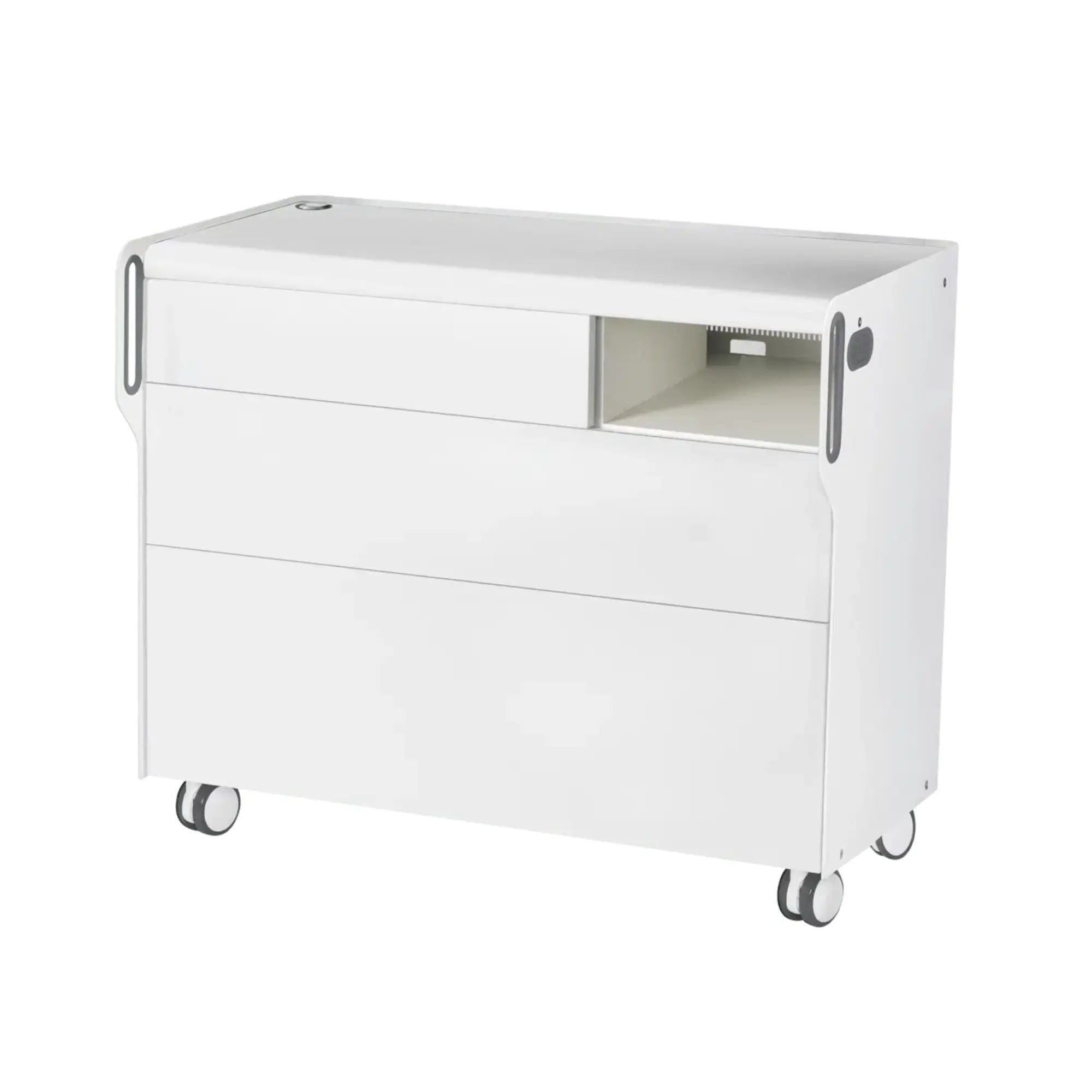 Unité de Podologie "Room Move" - Taille L - Ruck Ruck Blanc-2-compartiment-micromoteur-à-droite-Cercle-X