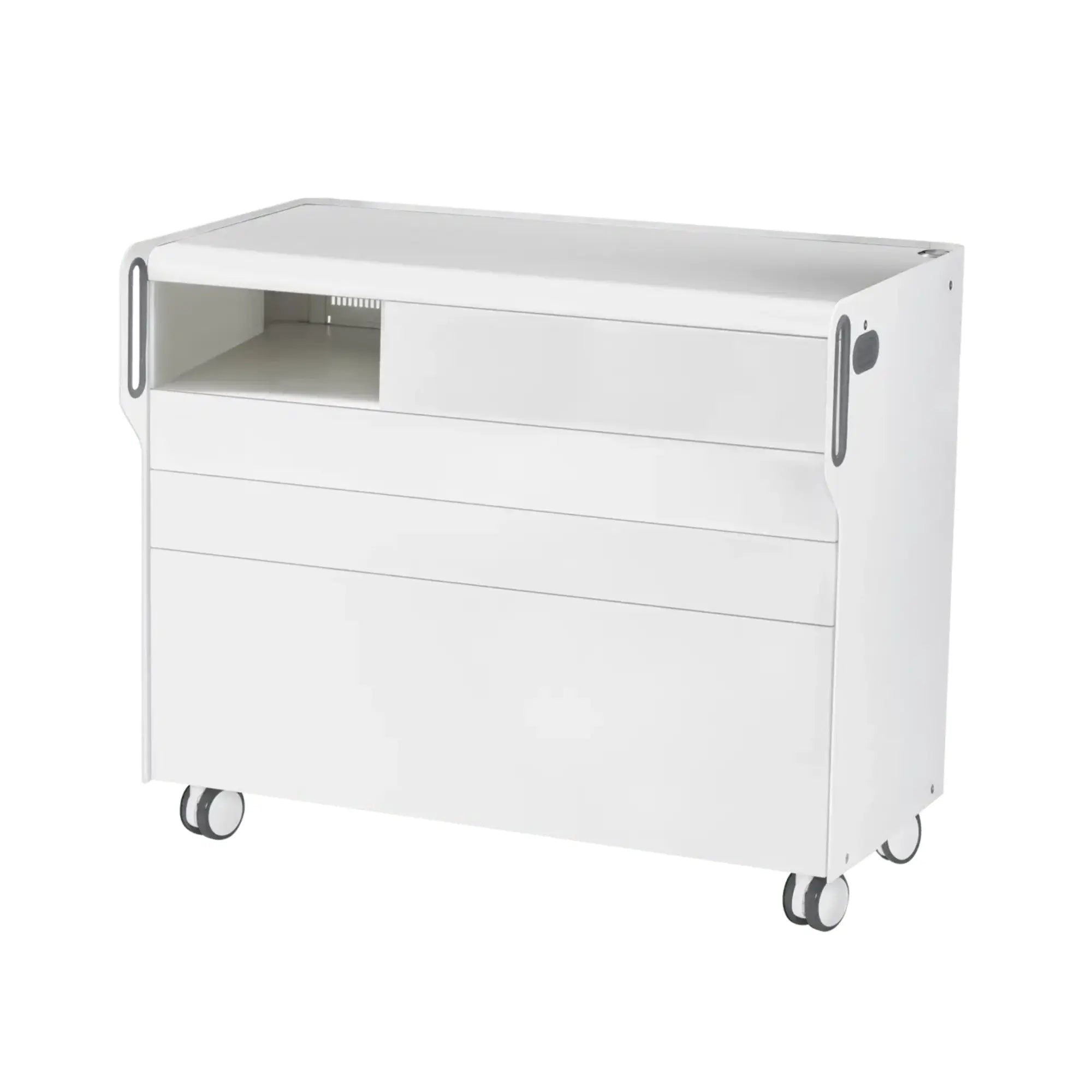 Unité de Podologie "Room Move" - Taille L - Ruck Ruck Blanc-3-compartiment-micromoteur-à-gauche-Cercle-X