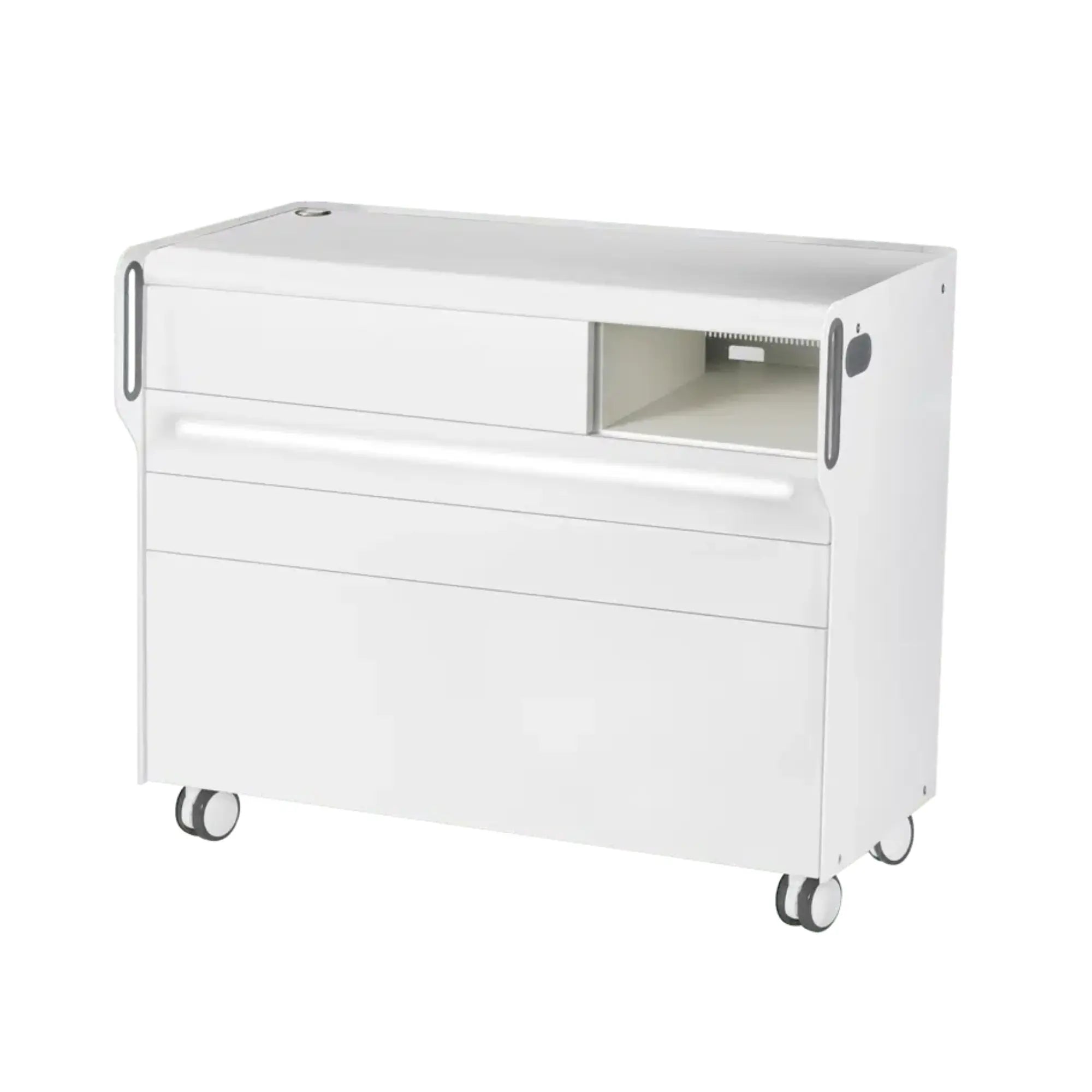 Unité de Podologie "Room Move" - Taille L - Ruck Ruck Blanc-3-avec-LED-compartiment-micromoteur-à-droite