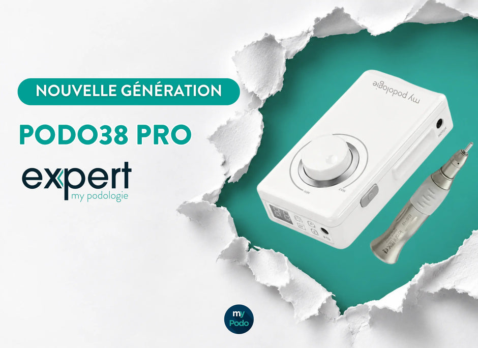 PODO38 Pro : nouvelle génération du micromoteur portable chez My Podologie ! My Podologie