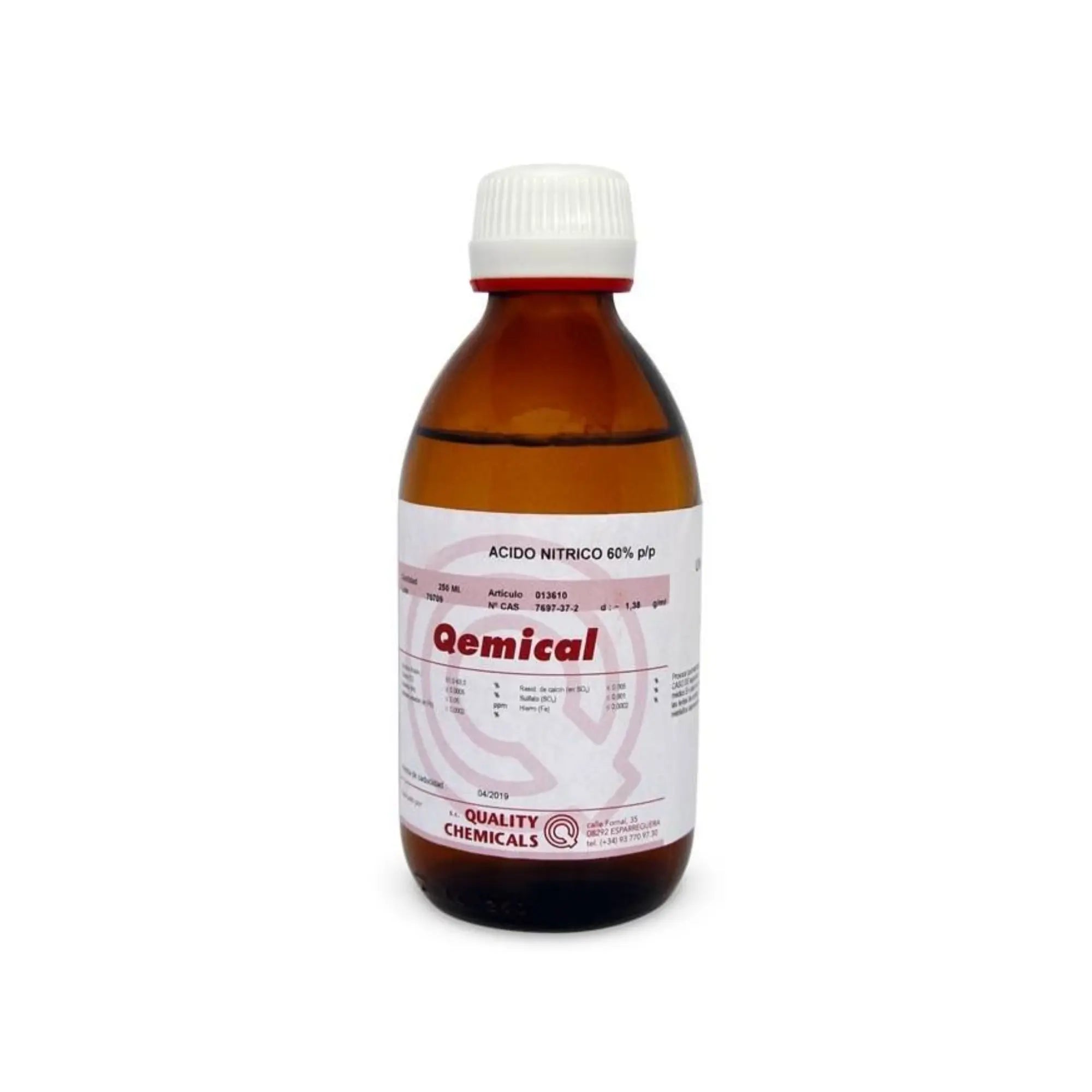 Acide nitrique 60 % - Flacon de 250 ml Herbitas