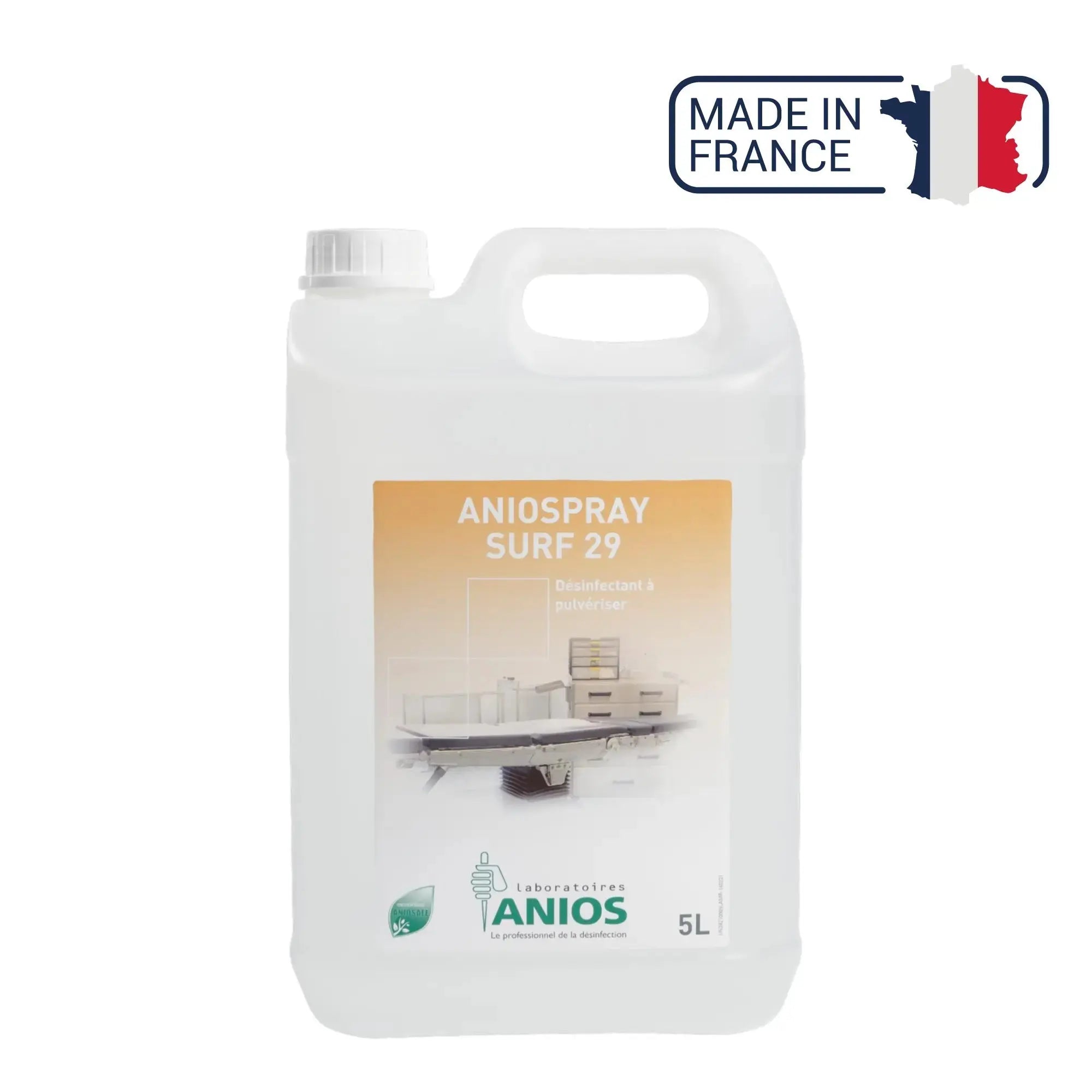 Aniospray Surf 29 - Απολυμαντικό ψεκασμού - 1L ή 5 L - Anios - My Podologie