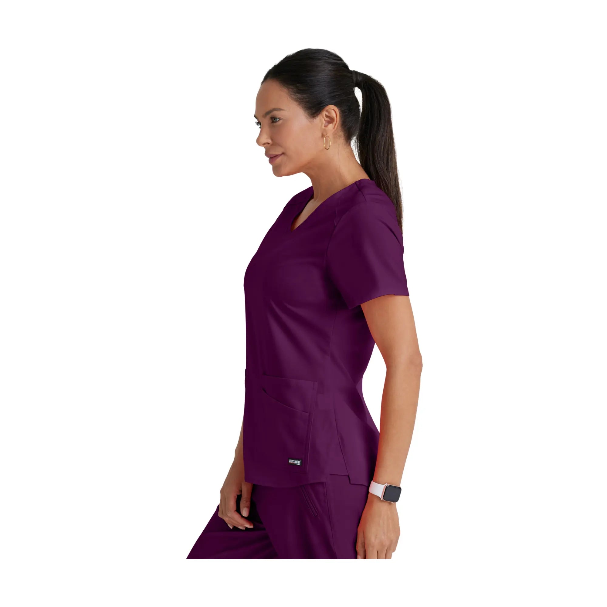 Aura - Tunique col V - Femme - Grey’s Anatomy Stretch Grey’s Anatomy  Bleu Galaxy / XL