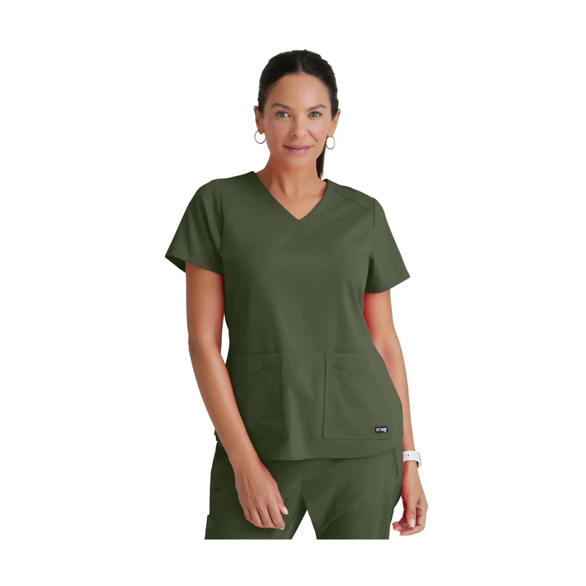 Αύρα - Χιτώνας με V λαιμόκοψη - Γυναικεία - Grey’s Anatomy Stretch Grey’s Anatomy  Olive Green / XL