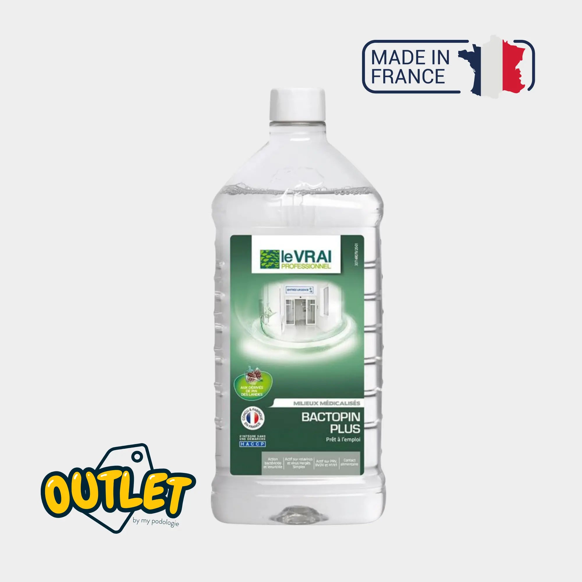 Bactopin Plus - 1L - Le Vrai Professionnel // Date courte Destockage