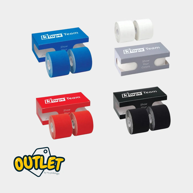 Ελαστική κολλητική ταινία - Συσκευασία 2 - 5cm x 5m - Πολλά χρώματα - K-Tape // Ξεπερασμένη ημερομηνία K-Tape 