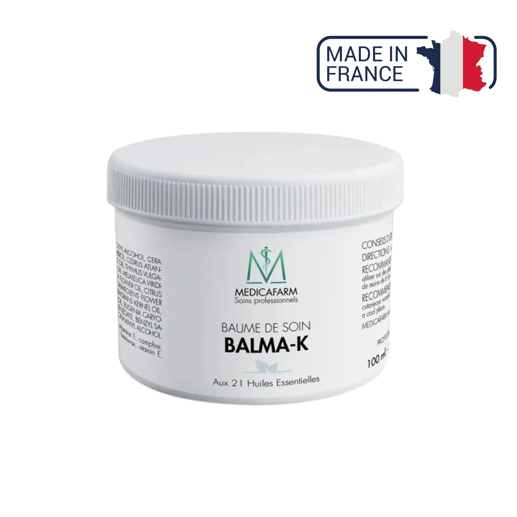 Baume de soin Balma-K - 21 Huiles essentielles - Pot 100ml - Medicafarm Medicafarm 