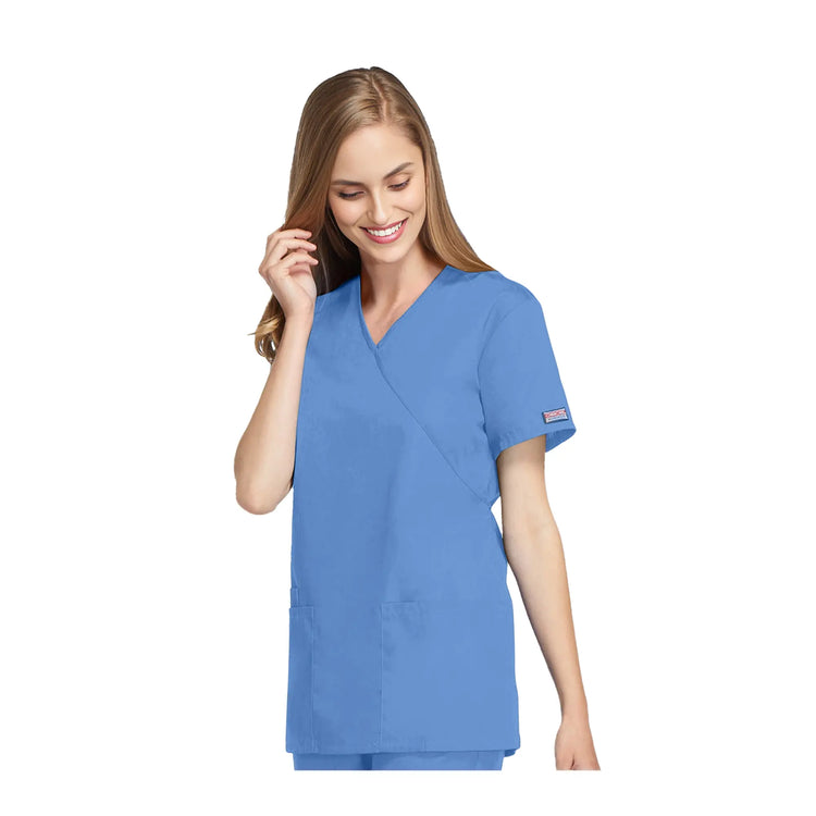 Bayonne - Tunique médicale - Effet cache-coeur  - Manches courtes - Femme - 72 cm - Cherokee Cherokee Authentic Workwear 