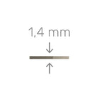 Μαύρη Ρητίνη - Ρητίνη για βάση - 1 mm / 1,4 mm