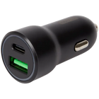 Διπλός φορτιστής αυτοκινήτου USB 3.0 και USB-C