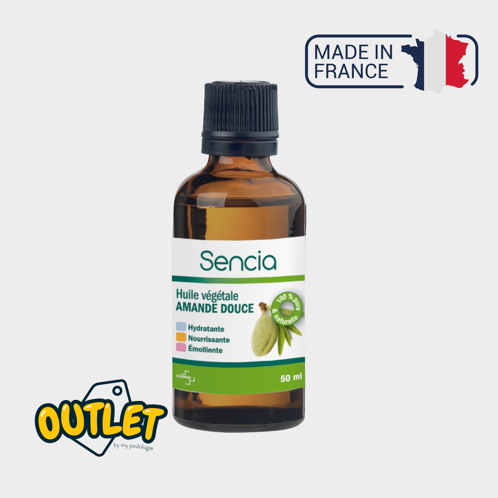 Huile amande douce 50 ml - Sencia // Date courte Eona 