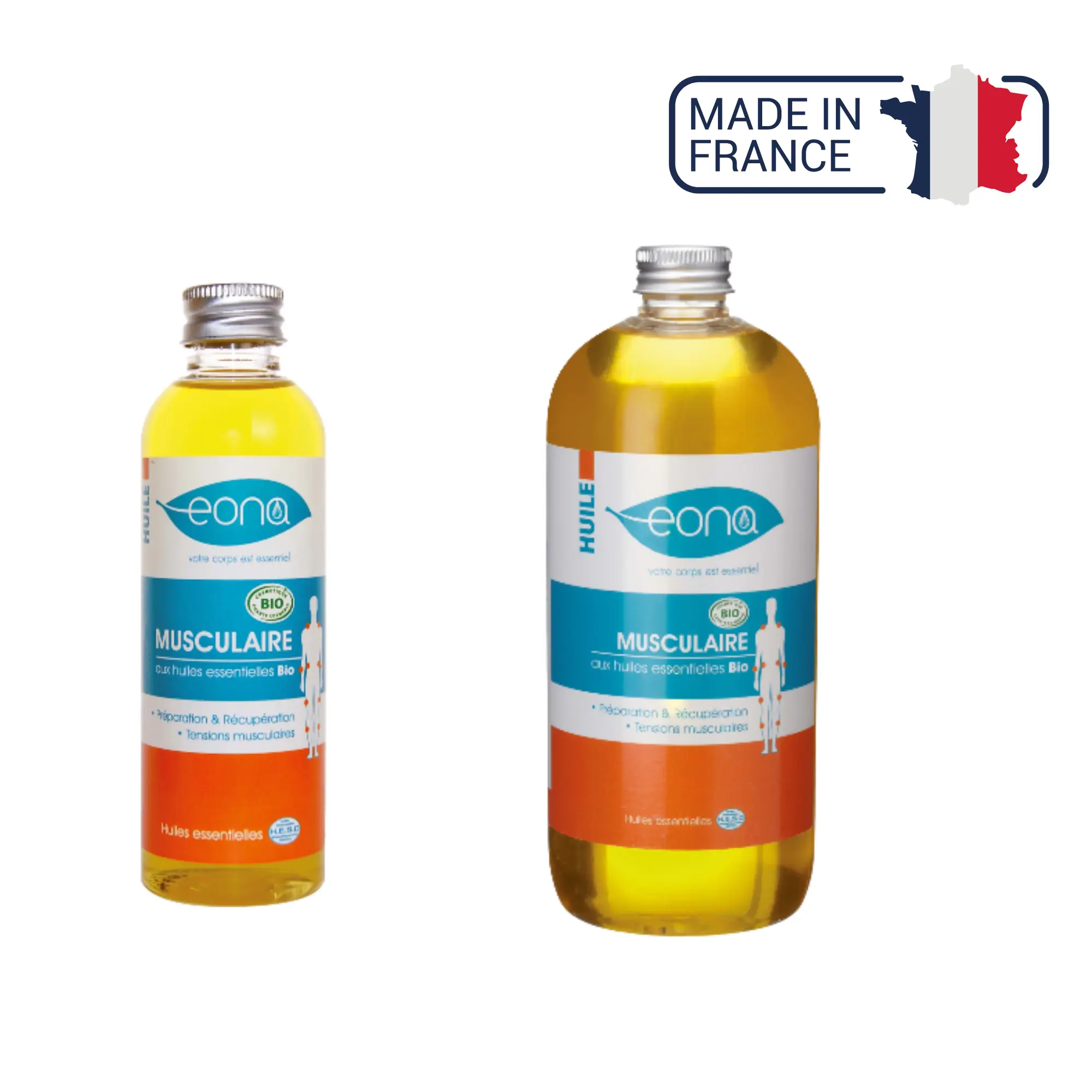 Huile de massage - Musculaire - Bio - 2 contenances - Eona Eona 