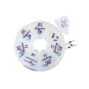 Kit de languettes B/S Magnets - Assortiment de 60 languettes - Largeur 3mm - Ruck B/S Spange 