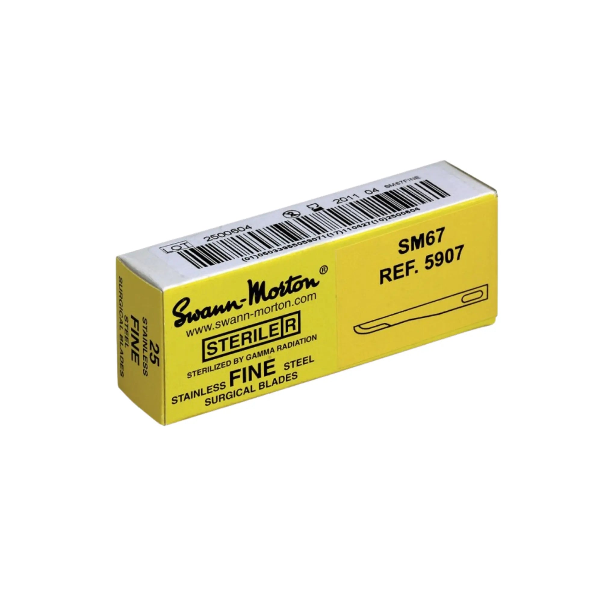 Lames chirurgicales Fines - stériles - Boîte de 25  - Plusieurs formats - Swann-Morton Swann-Morton 
