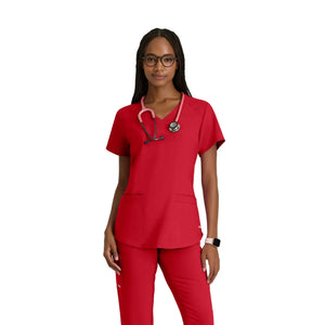 Luma - V-neck tunic - Women - Grey’s Anatomy Evolve Grey’s Anatomy  Red / XL