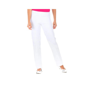 Manu - Pantalon Piqué Blanc - Mixte - Ceinture élastique - Sans poche My Blouse 