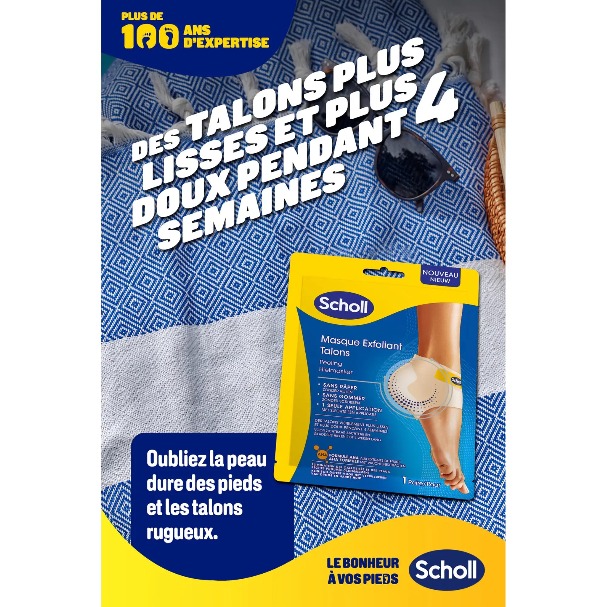 Masque Pieds Exfoliant Talons - Scholl Scholl