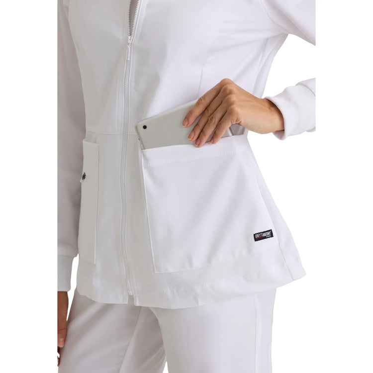 Millie - Veste médicale Zip - Femme - Grey’s Anatomy Stretch Grey’s Anatomy 