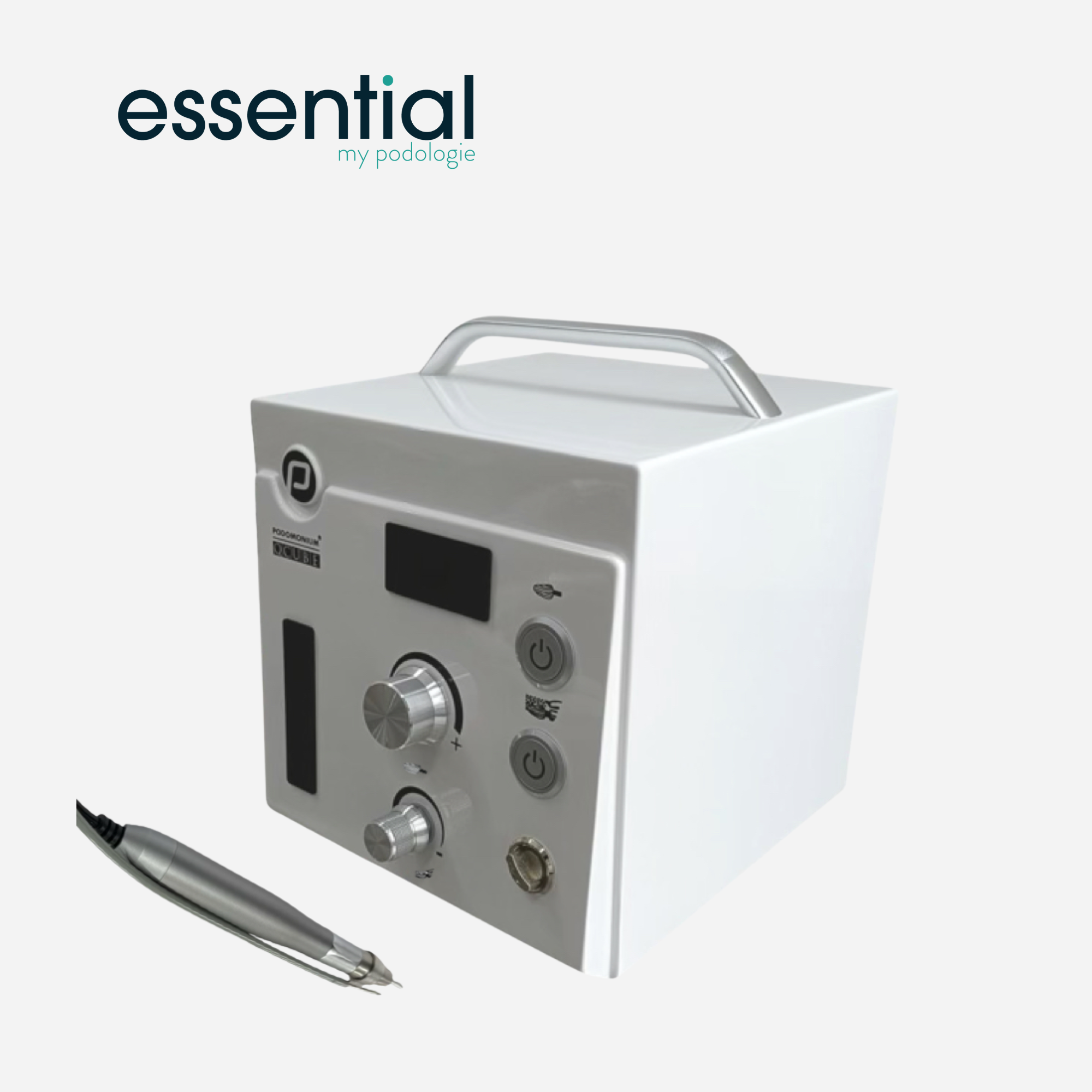 Moteur de Pédicure Podomonium QCube - Spray d'eau - 40 000 tpm - Essential My Podologie Essential 