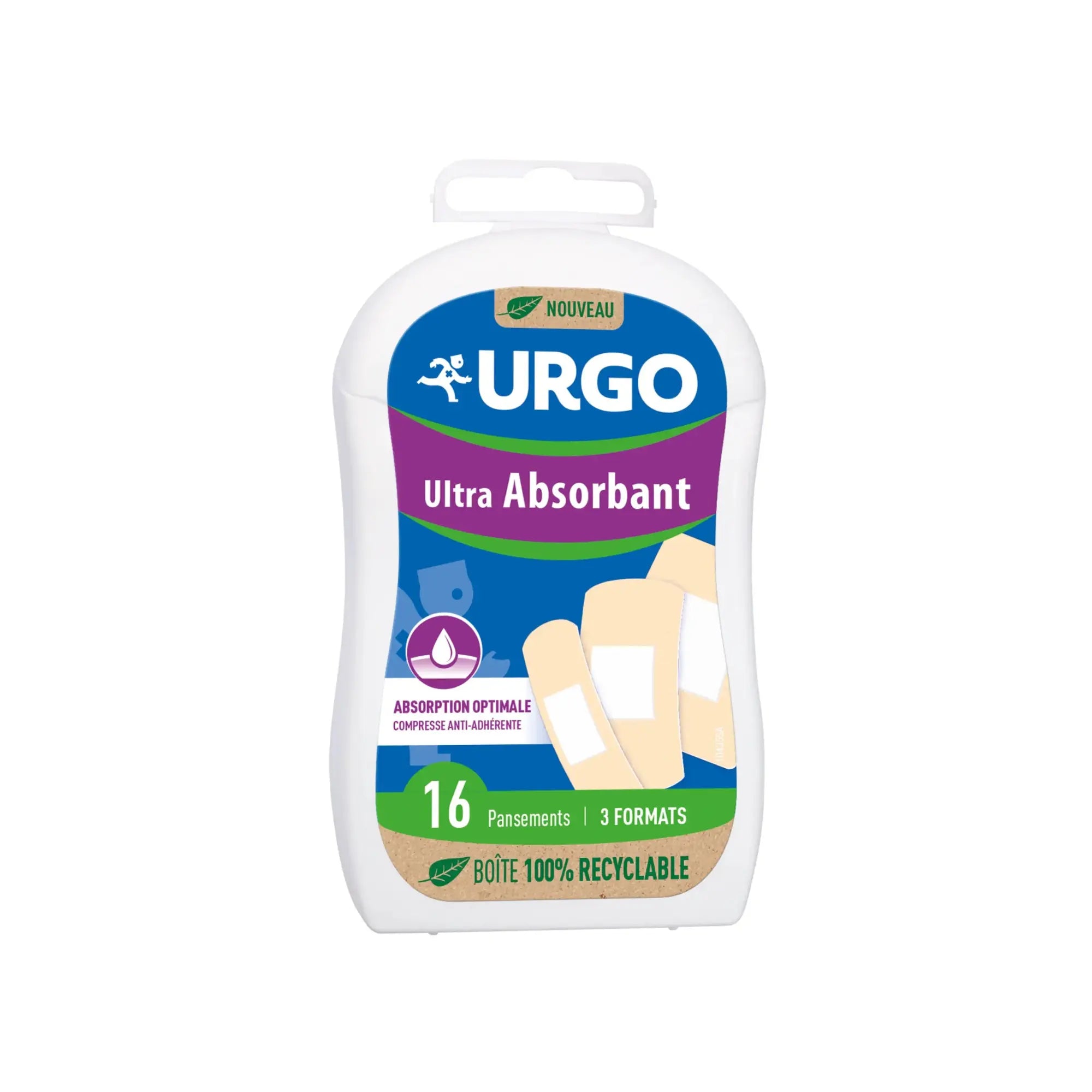 Pansements Ultra Absorbant - bte de 16 - Urgo Urgo