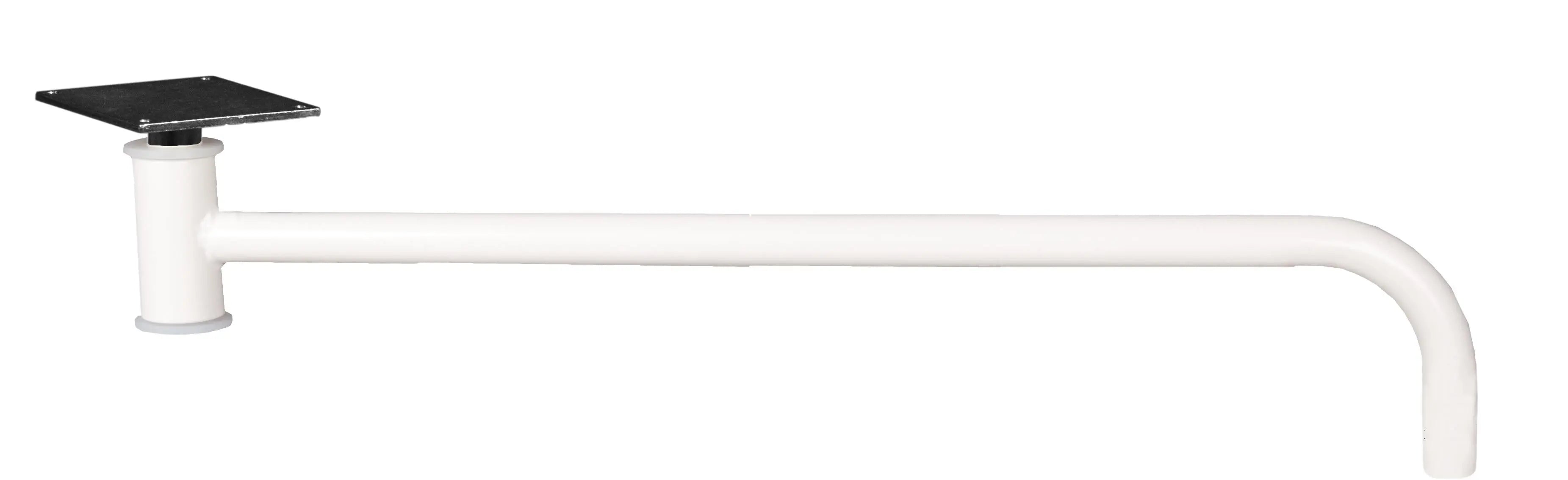 Plaque d'adaptation sur bras L.40cm,  tube Ø 16mm - LID