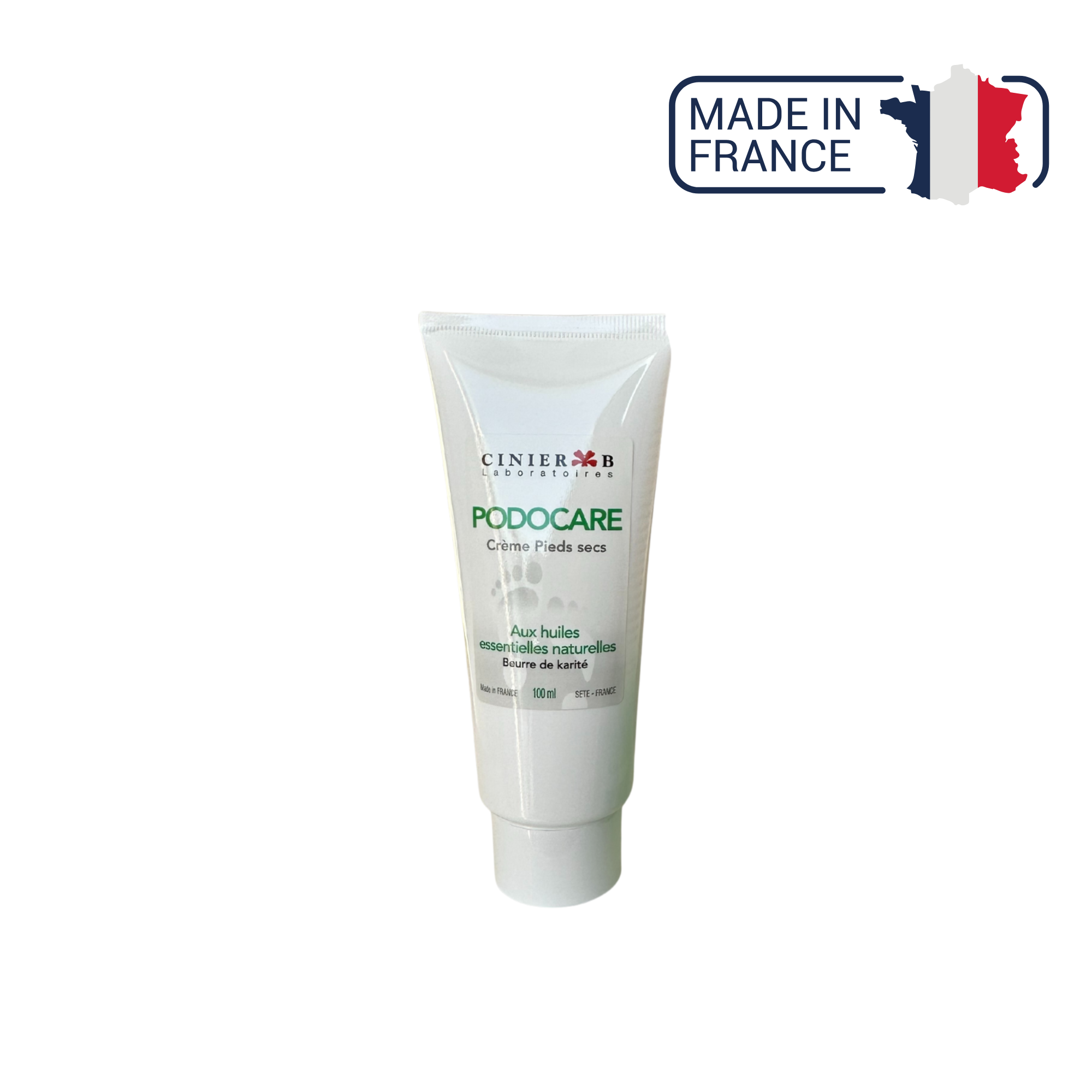 Podocare Crème Pieds Secs - 3 contenances - Laboratoires Cinier B Laboratoires Cinier B 