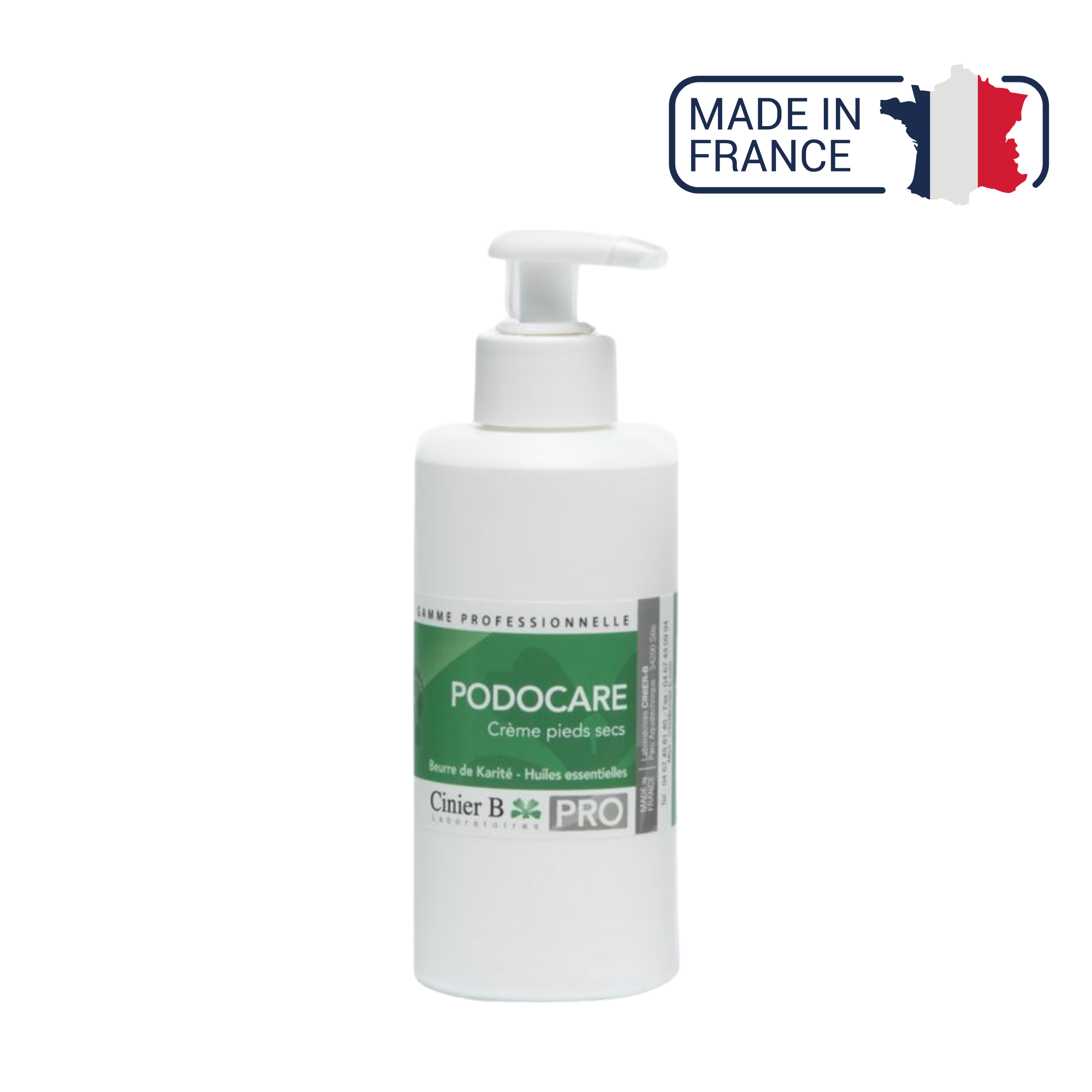 Podocare Crème Pieds Secs - 3 contenances - Laboratoires Cinier B Laboratoires Cinier B 