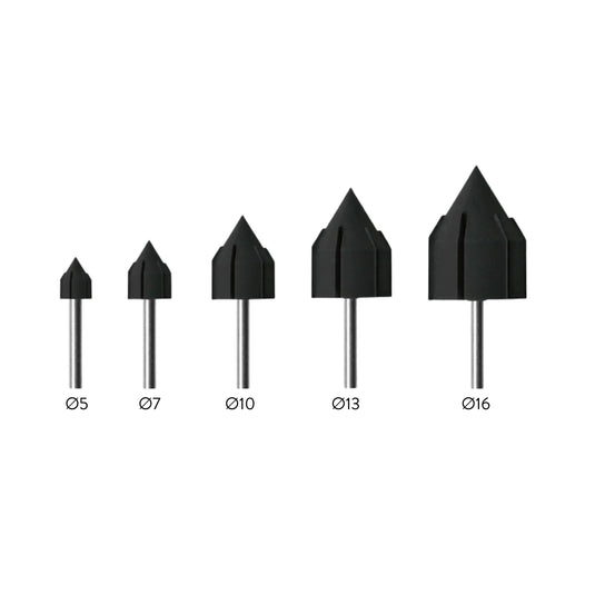 GT-PODO Αιχμηρό λειαντικό καπάκι - Ø 5mm / 16mm - Lukas Podological Lukas Podological  5-mm