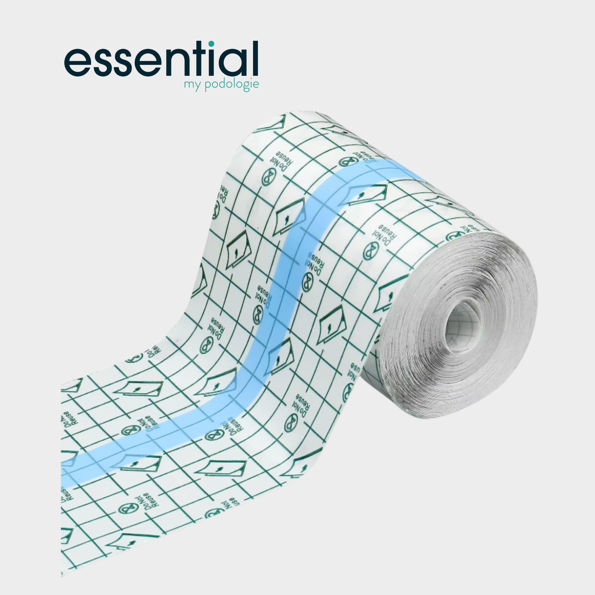 Rouleau protection pansement - extensible adhésif transparent - Essential by My Podologie Essential 