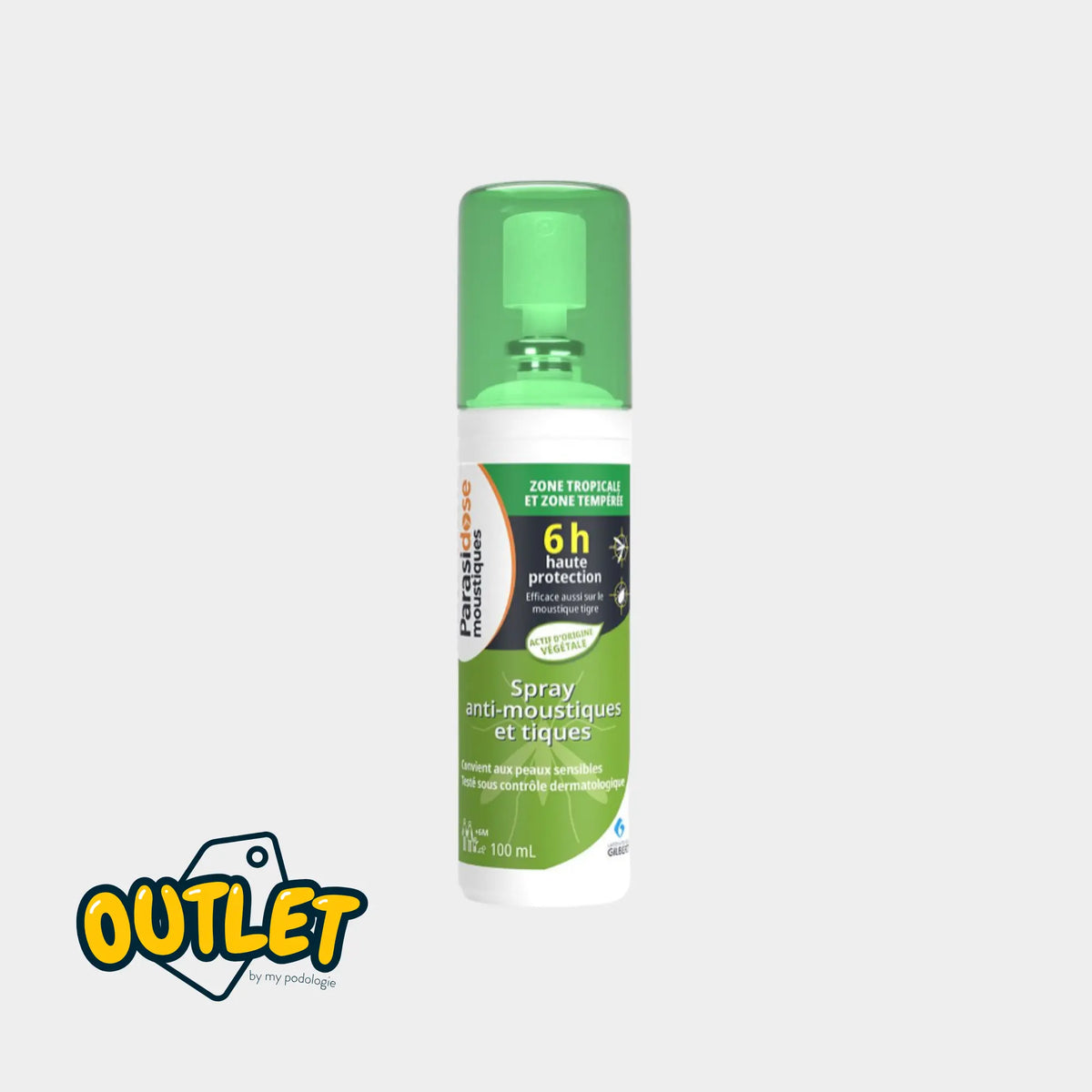 Spray répulsif actif végétal 100 ml  - PARASIDOSE // Date courte My Medical 