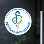 Αυτοκόλλητο παραθύρου Pedicure-Podologist ONPP - Για την πρακτική σας στην ποδολογία