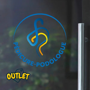 Sticker vitrine Pédicure-Podologue ONPP - Pour votre cabinet de podologie // Destockage My Podologie 